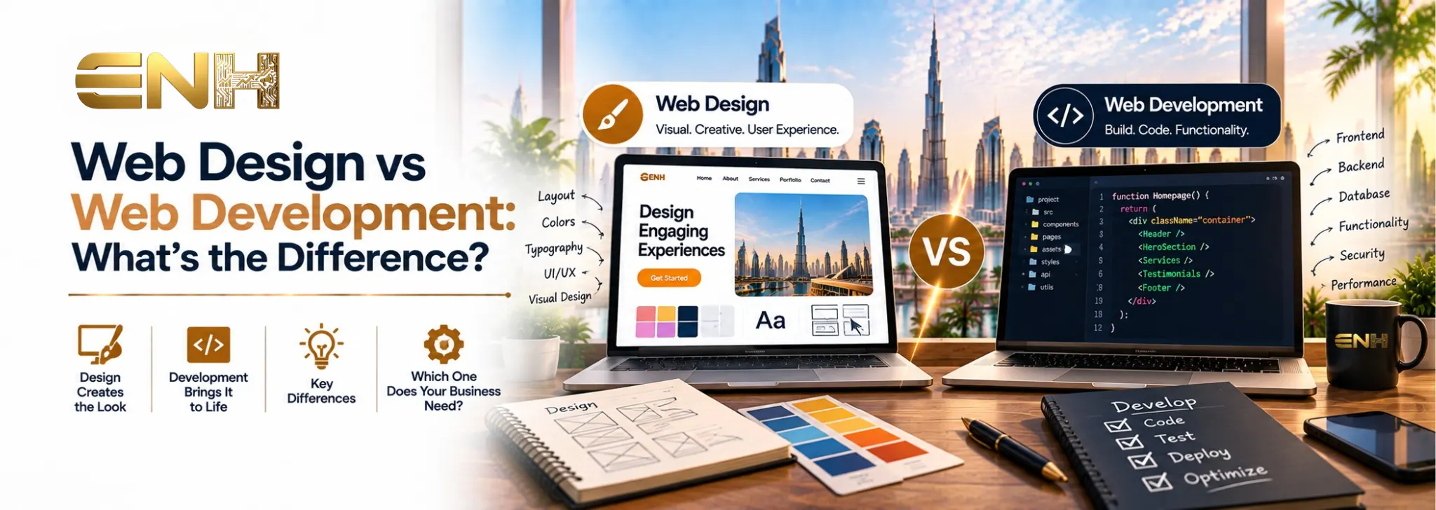 Web Design vs Web Development